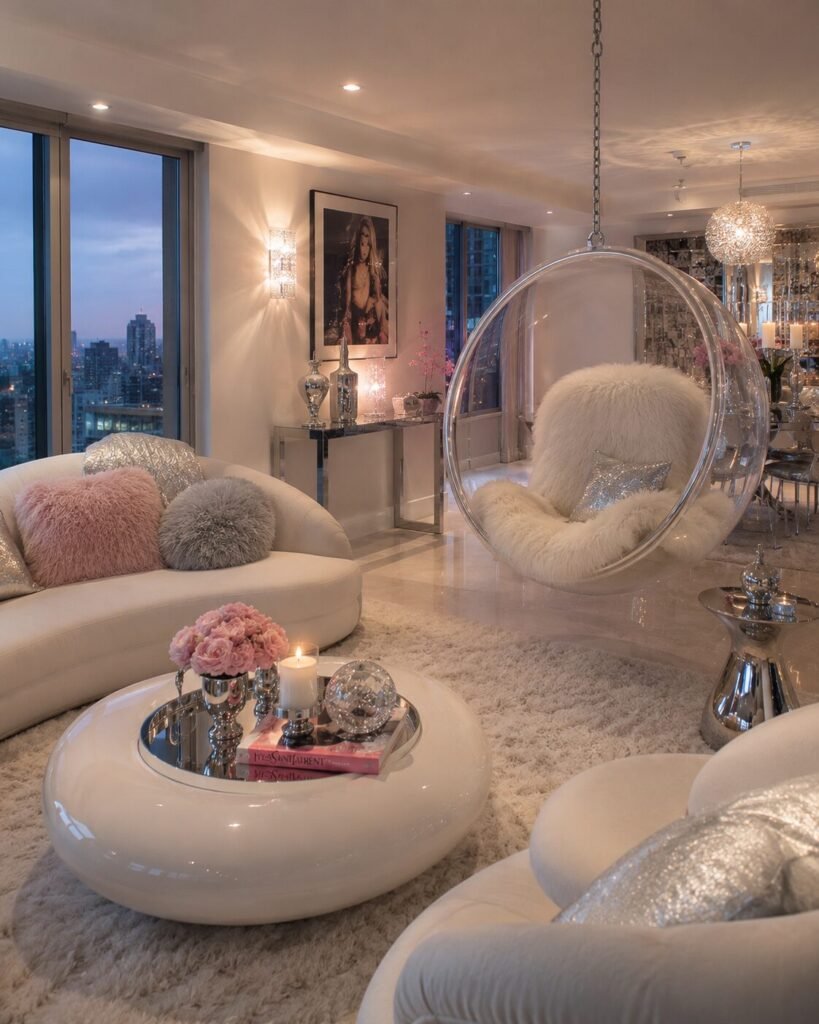 Y2K Living Room Ideas 10 Bubble chair Y2K living room ideas