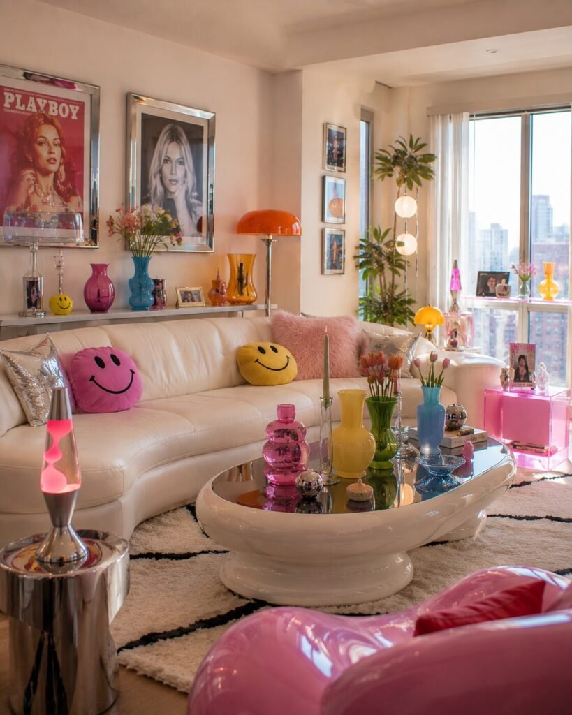 Y2K Living Room Ideas 17 Colorful Y2K living room ideas