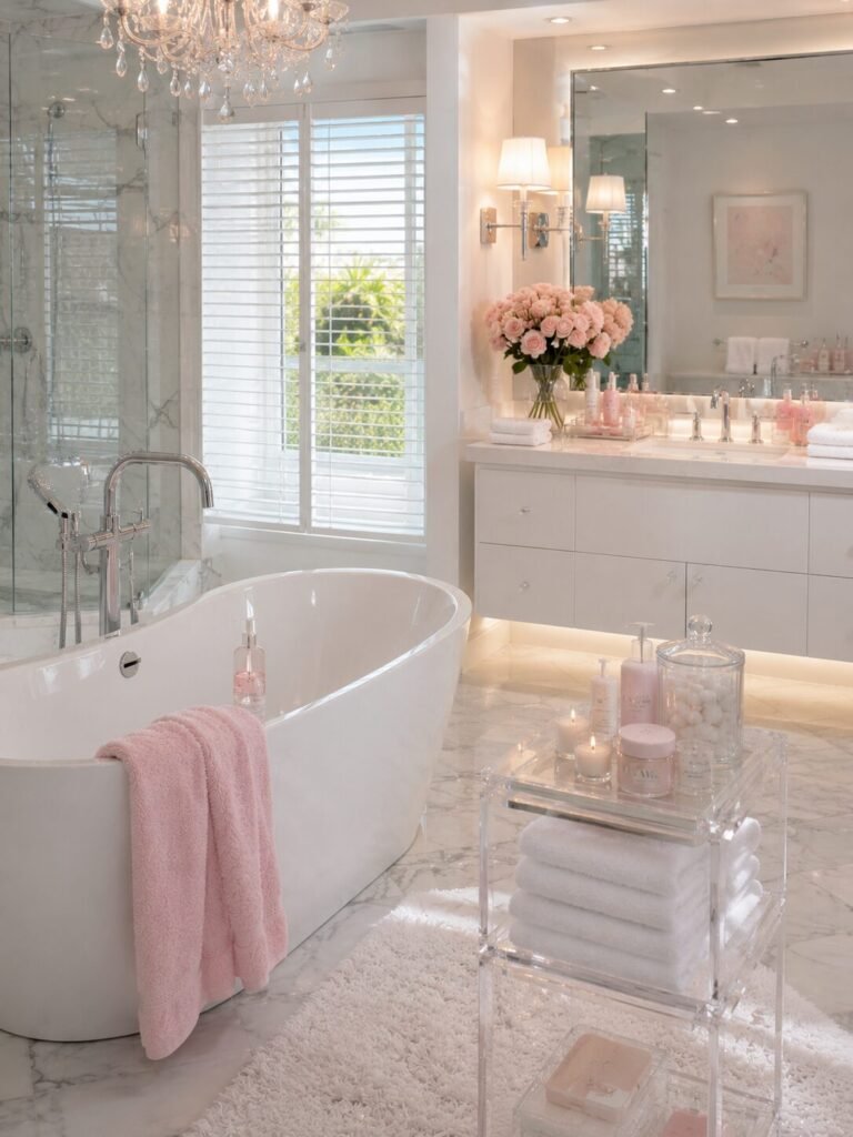 Y2K Bathroom ideas 15 Spa corner Y2K bathroom ideas
