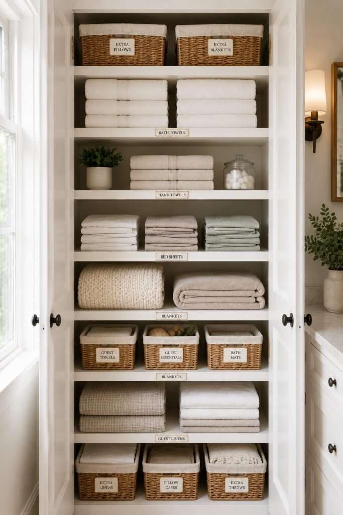 linen closet organization ideas 9 linen closet organization ideas categorized shelves