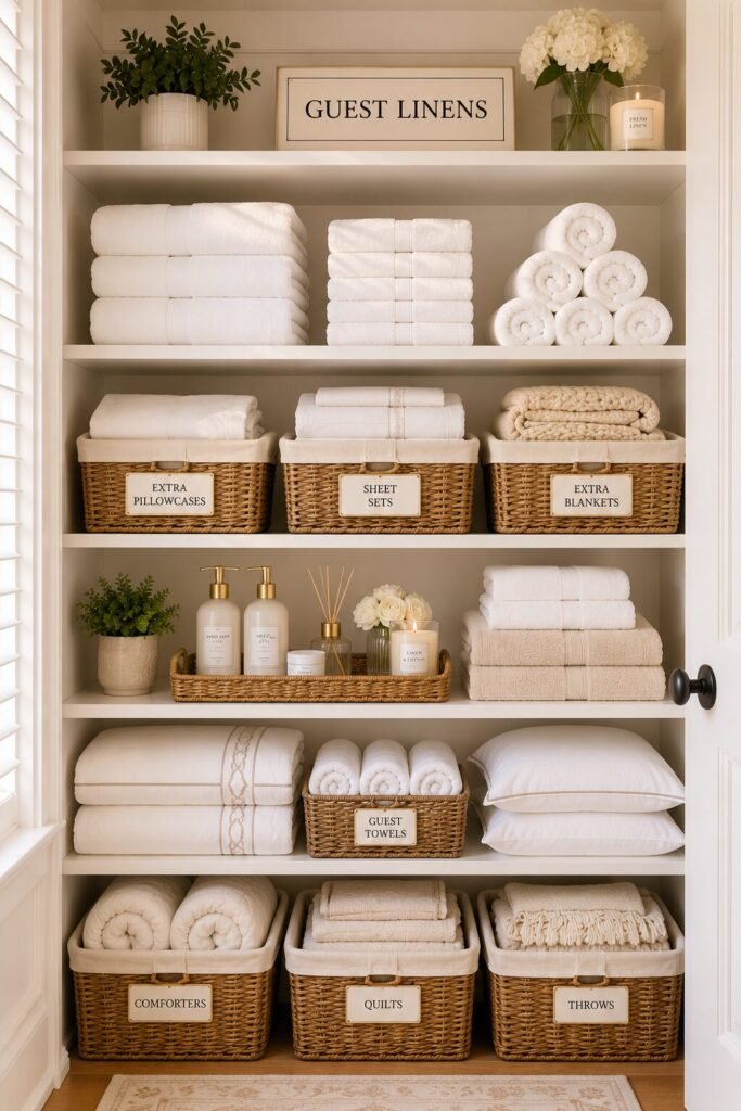 linen closet organization ideas 14 linen closet organization ideas guest linens