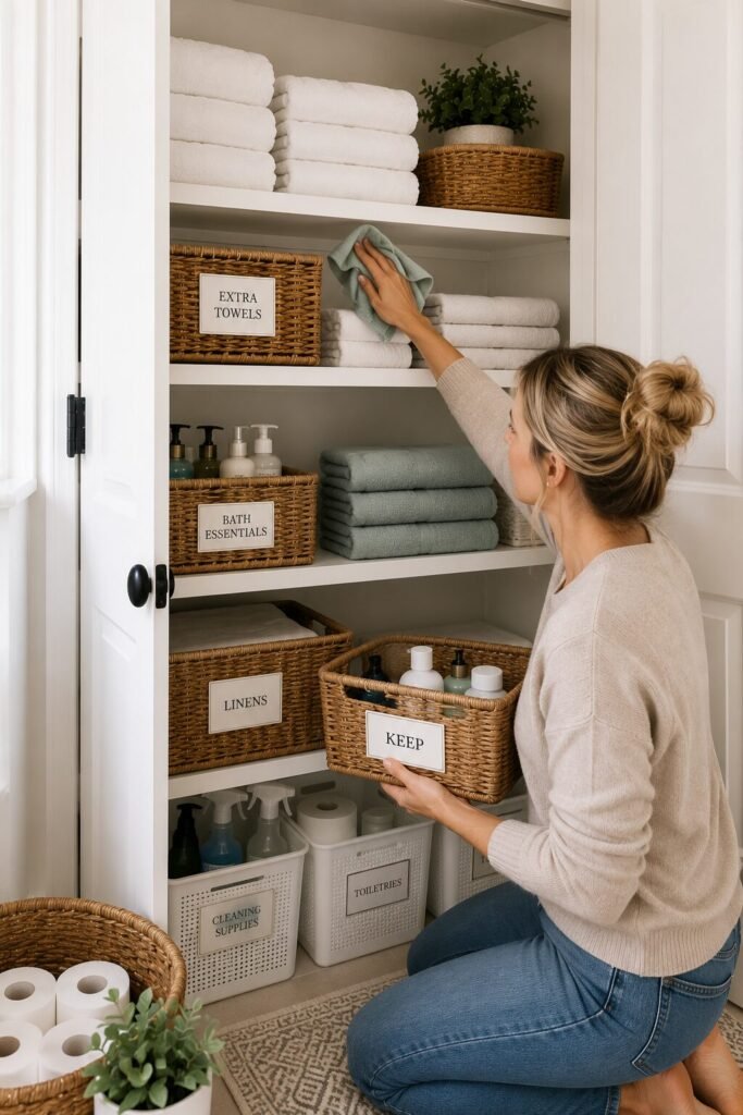 linen closet organization ideas 19 linen closet organization ideas seasonal refresh