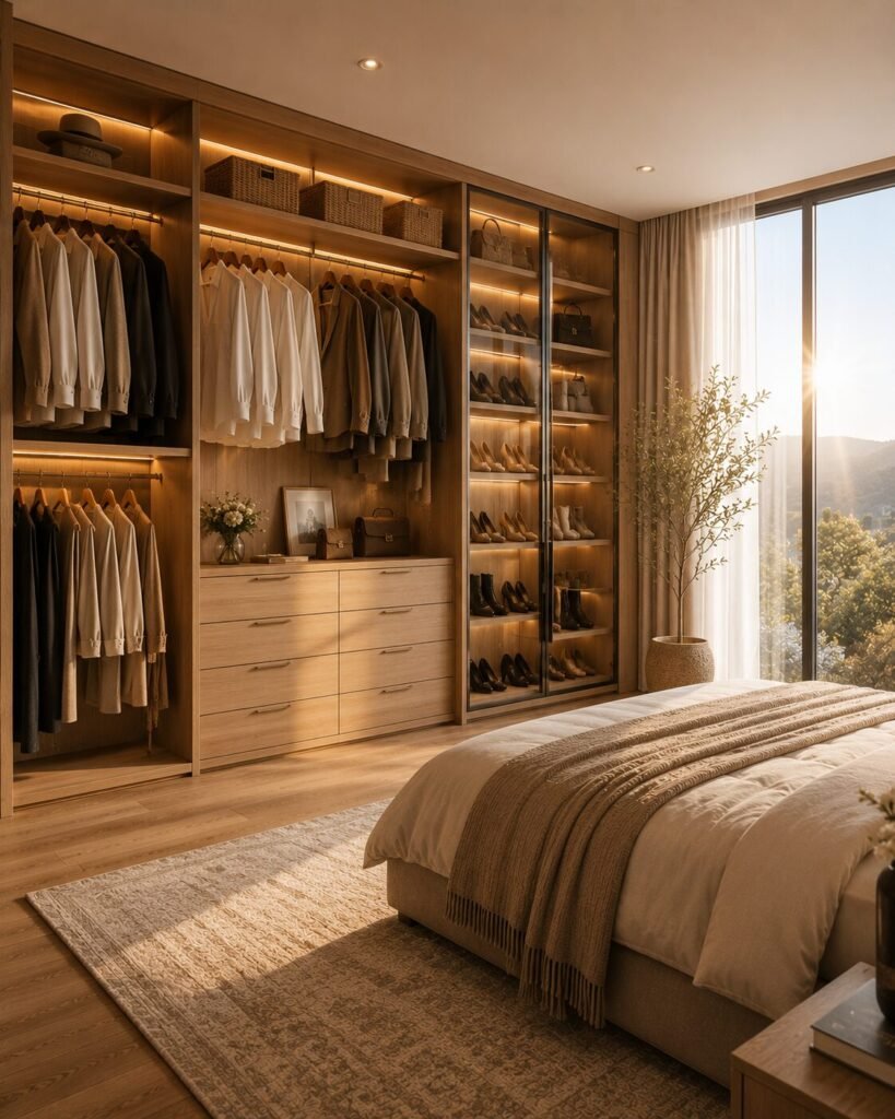 Wardrobe design ideas 9 LED wardrobe design ideas