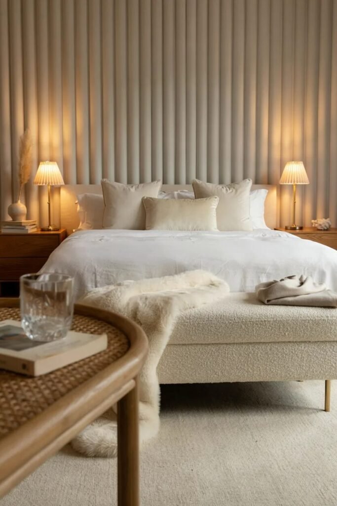 White Bedding Ideas 11 Faux fur white bedding ideas