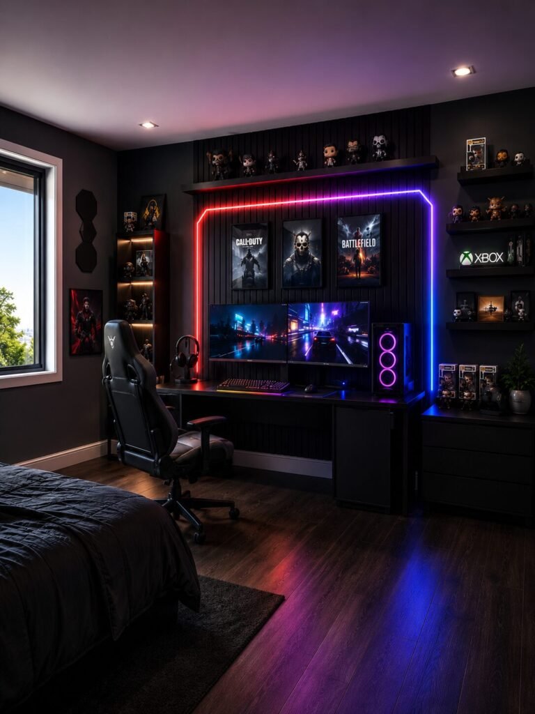 Preteen boys bedroom ideas 2 Gaming preteen boys bedroom ideas