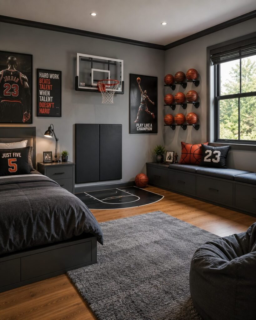 Preteen boys bedroom ideas 9 Basketball preteen boys bedroom ideas