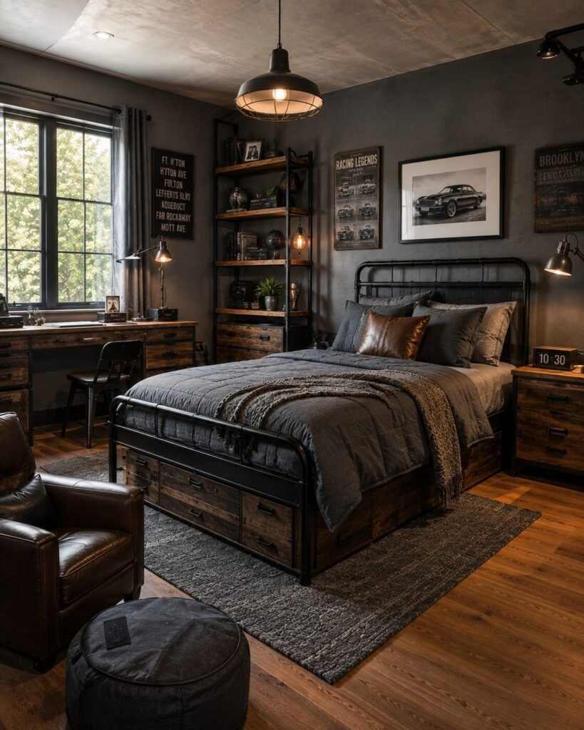 Preteen boys bedroom ideas 11 Industrial preteen boys bedroom ideas