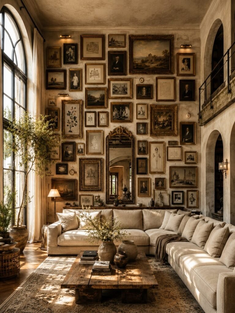 Thrifted gallery wall ideas 2 Luxury thrifted gallery wall ideas