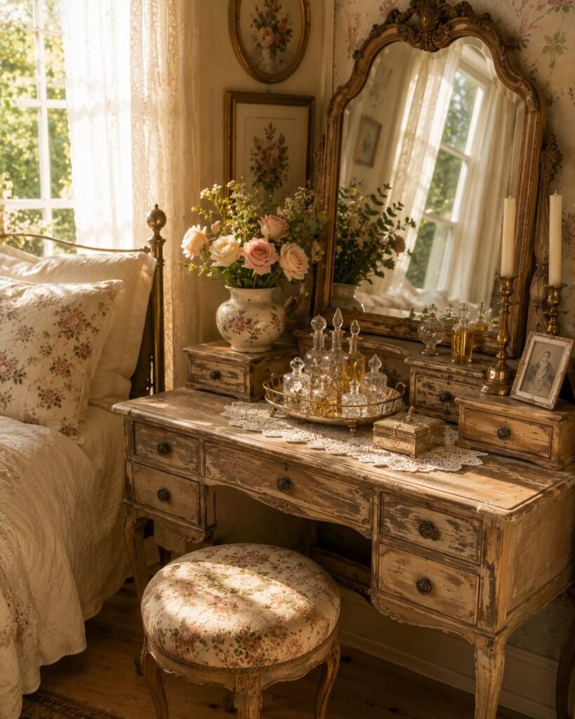 Cottagecore bedroom ideas 12 Cottagecore bedroom ideas vintage vanity