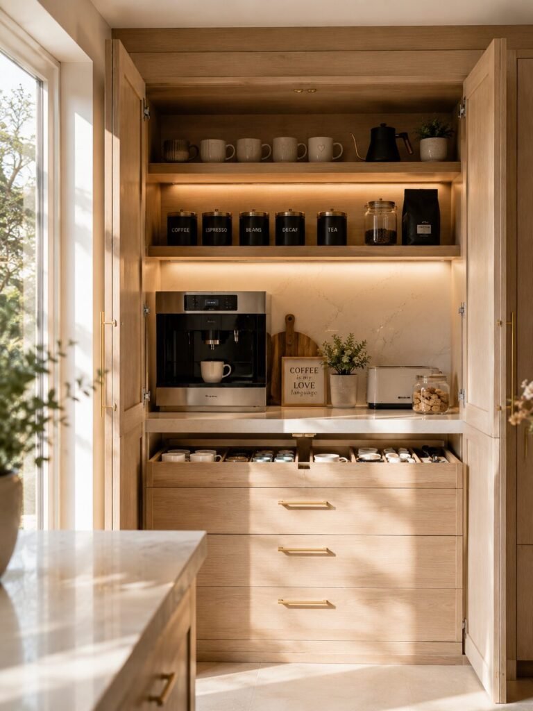 Pantry unit design ideas 5 Coffee pantry unit design ideas