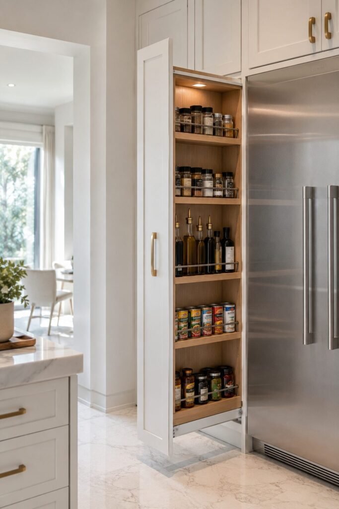 Pantry unit design ideas 6 Slim pantry unit design ideas