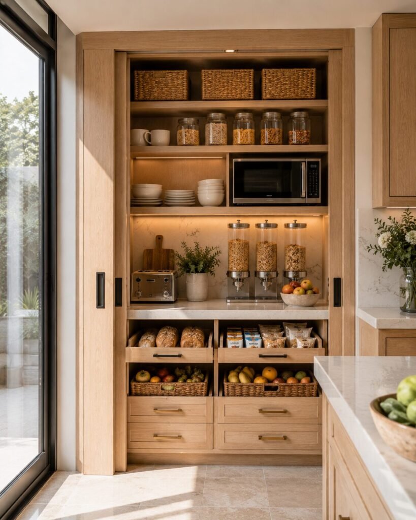 Pantry unit design ideas 8 Breakfast pantry unit design ideas