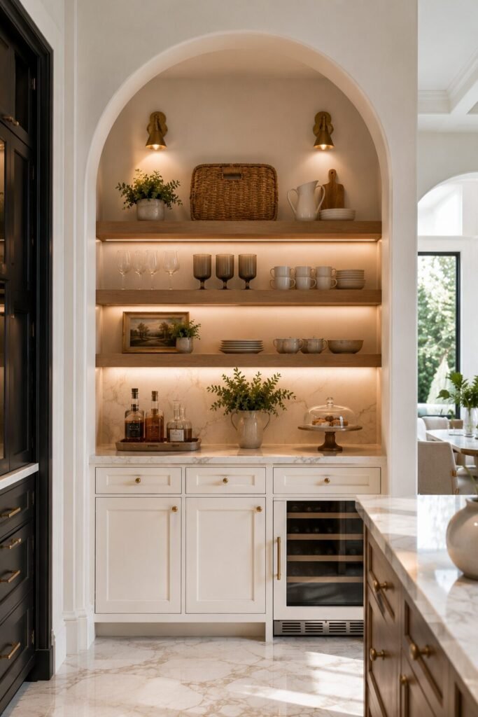 Pantry unit design ideas 4 Arched pantry unit design ideas