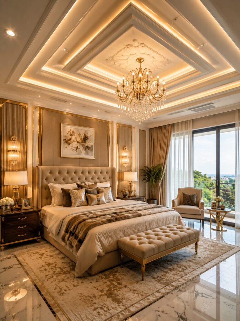 Bedroom pop design ideas 2 Luxury bedroom pop design ideas ceiling