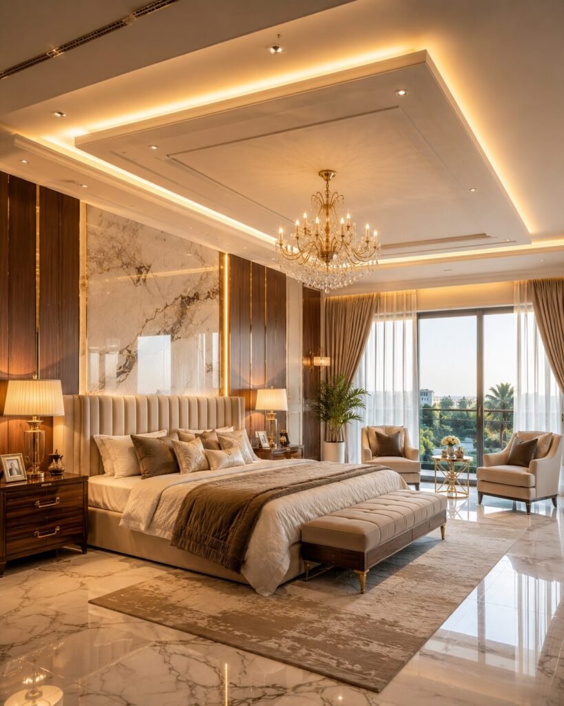 Bedroom pop design ideas 6 Floating bedroom pop design ideas ceiling