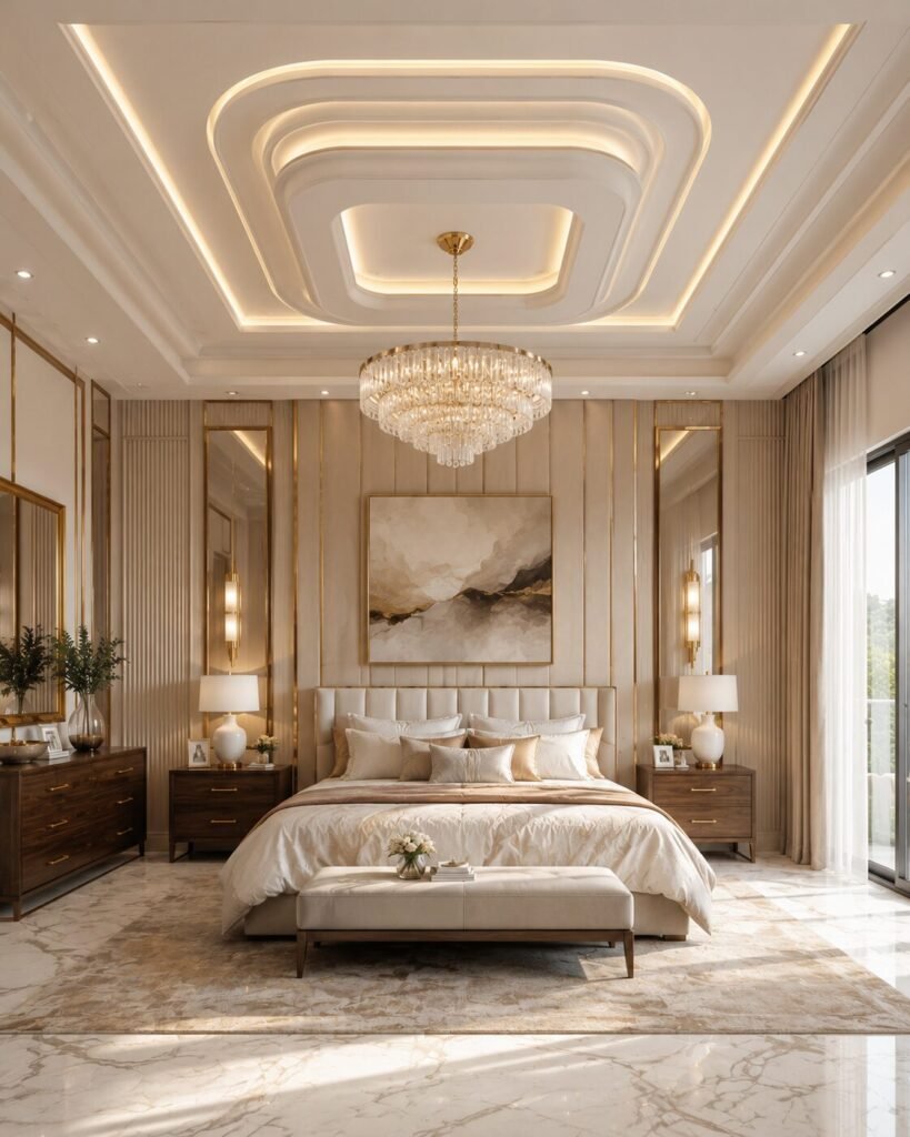 Bedroom pop design ideas 8 Framed bedroom pop design ideas ceiling