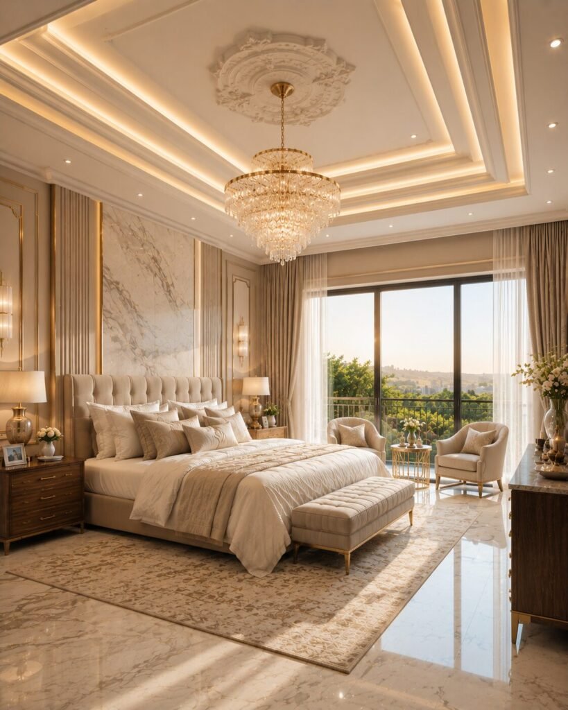 Bedroom pop design ideas 14 Tray bedroom pop design ideas ceiling