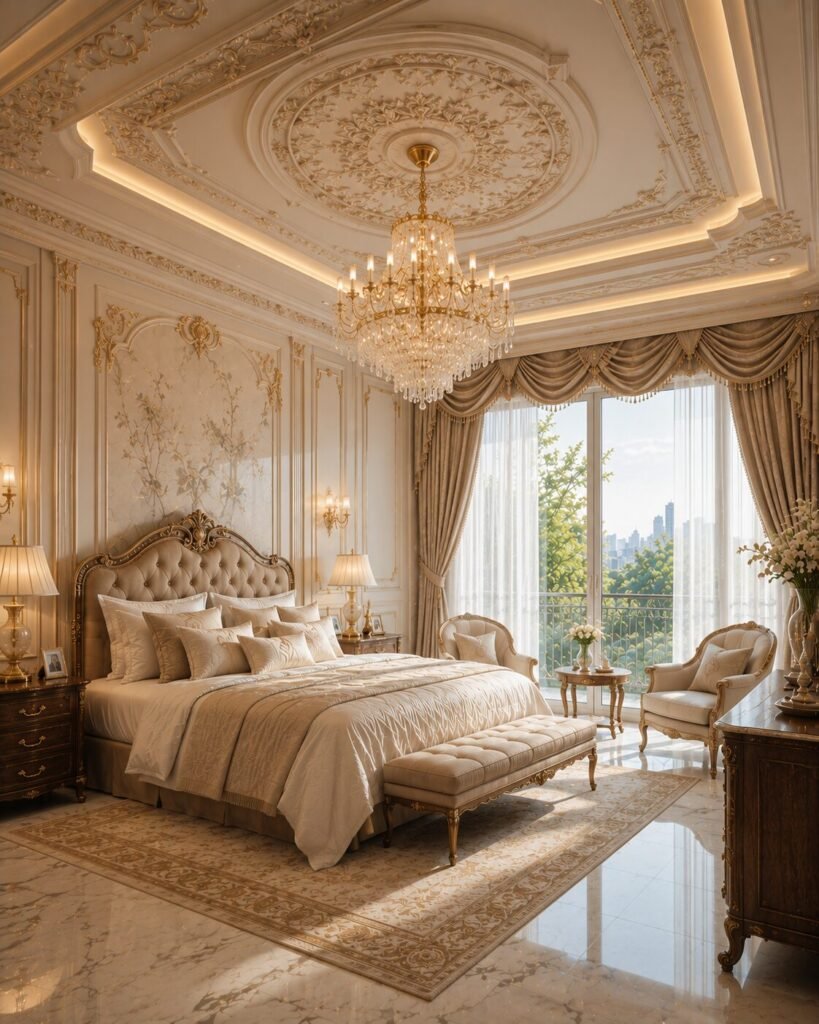 Bedroom pop design ideas 15 Floral bedroom pop design ideas ceiling