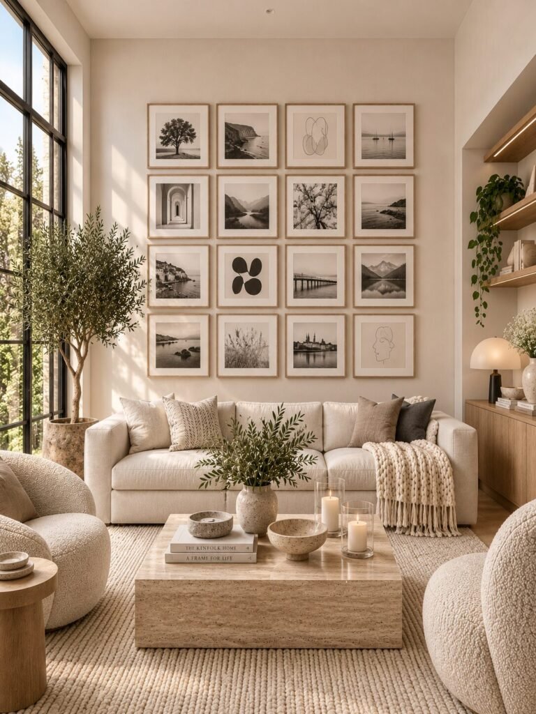Picture frame wall ideas 4 Modern picture frame wall ideas