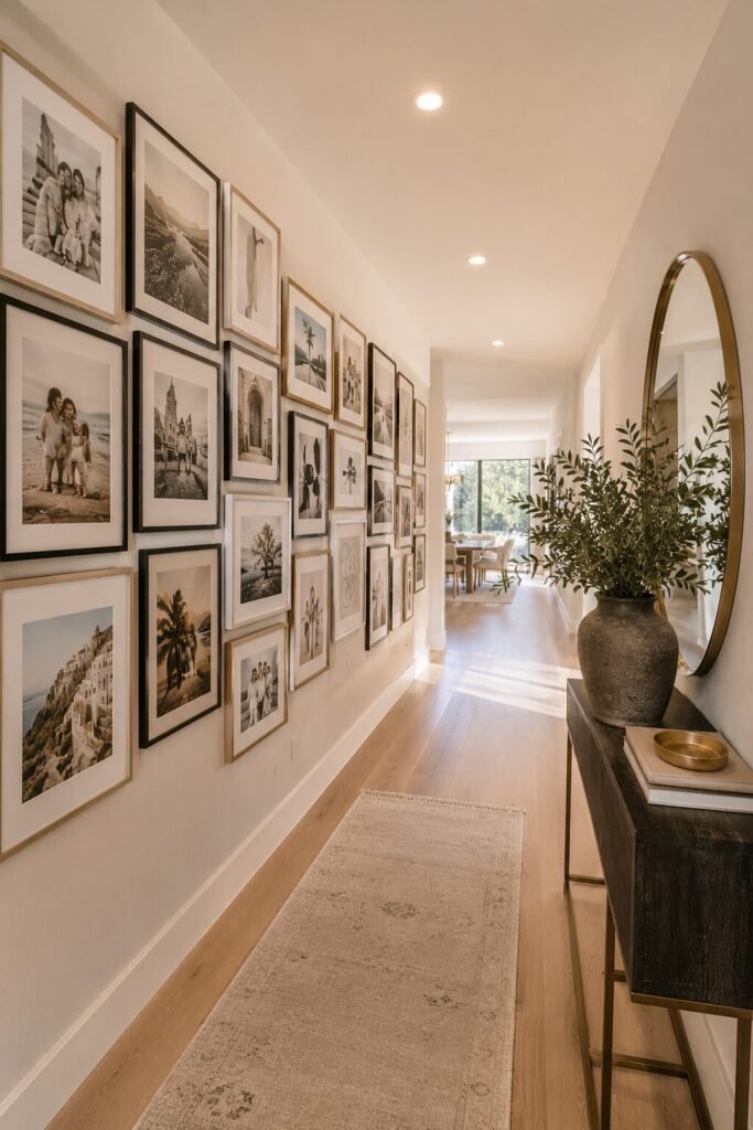 Picture frame wall ideas 10 Hallway picture frame wall ideas