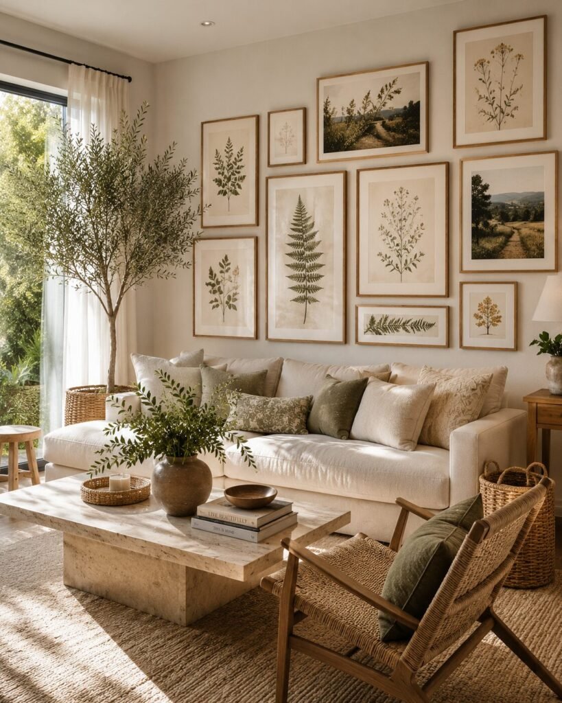 Picture frame wall ideas 14 Botanical picture frame wall ideas