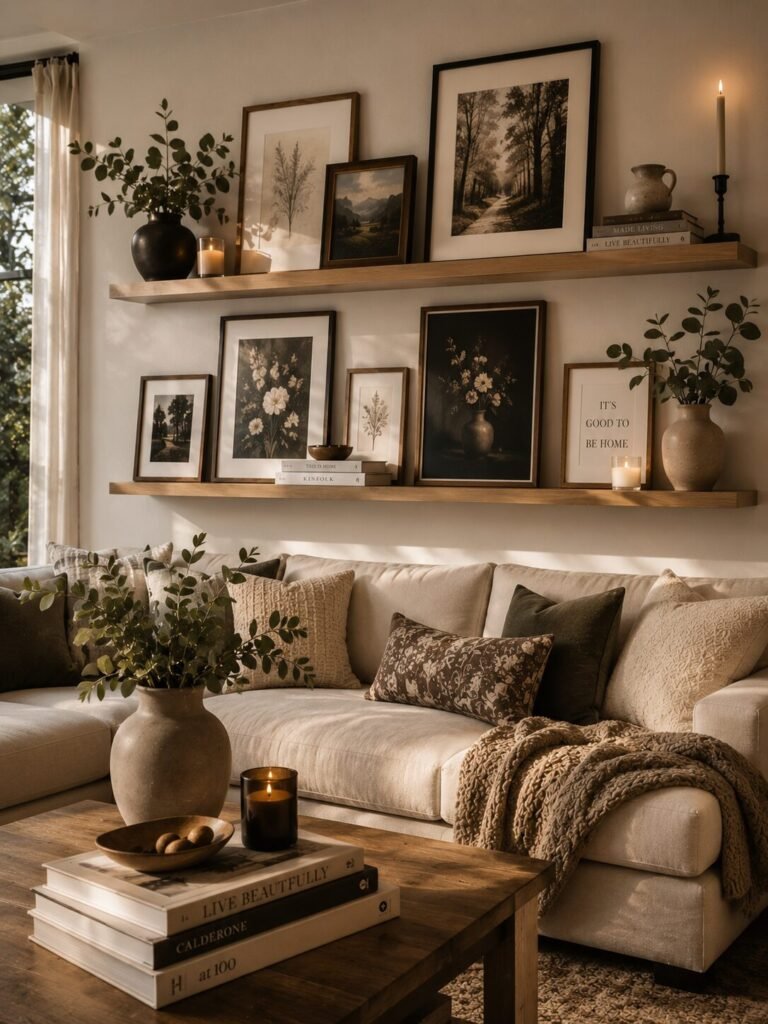 Picture frame wall ideas 18 Seasonal picture frame wall ideas