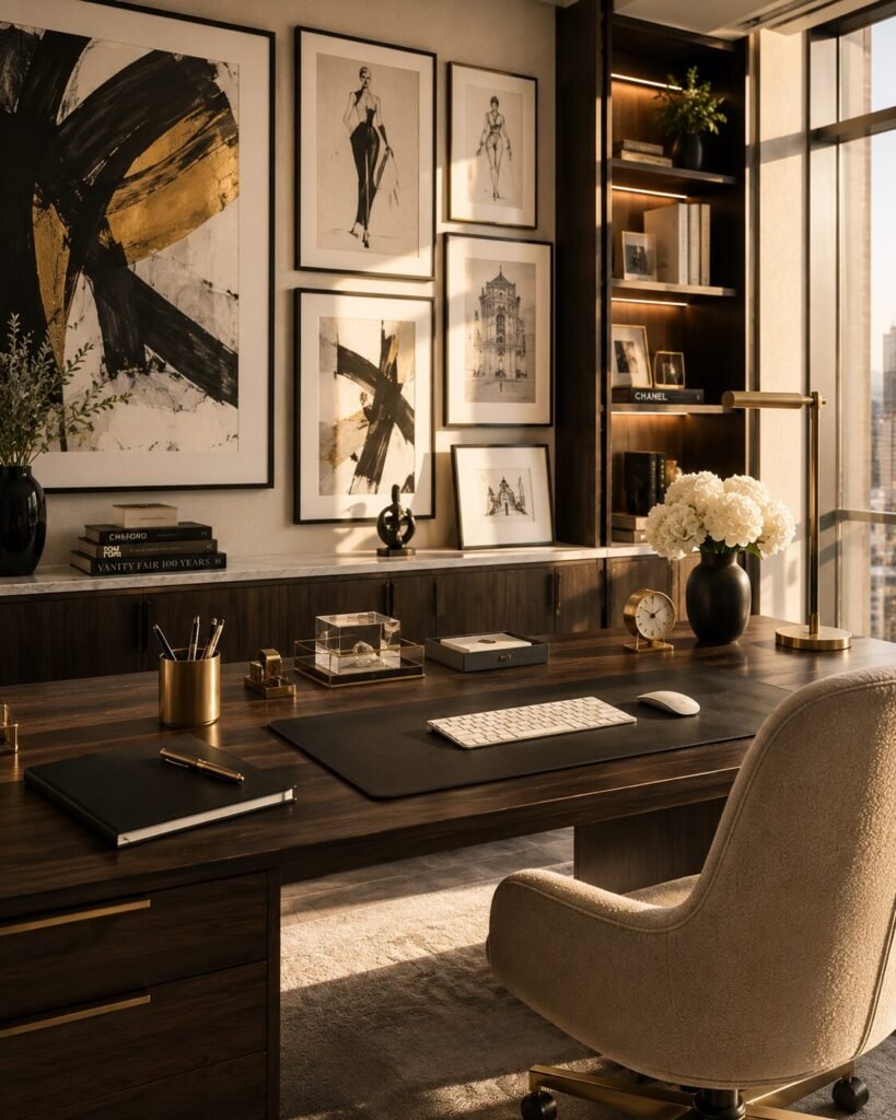 Classy cubicle ideas 6 Gallery wall classy cubicle ideas