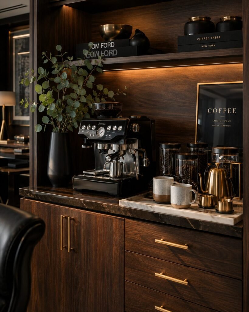 Classy cubicle ideas 14 Coffee bar classy cubicle ideas