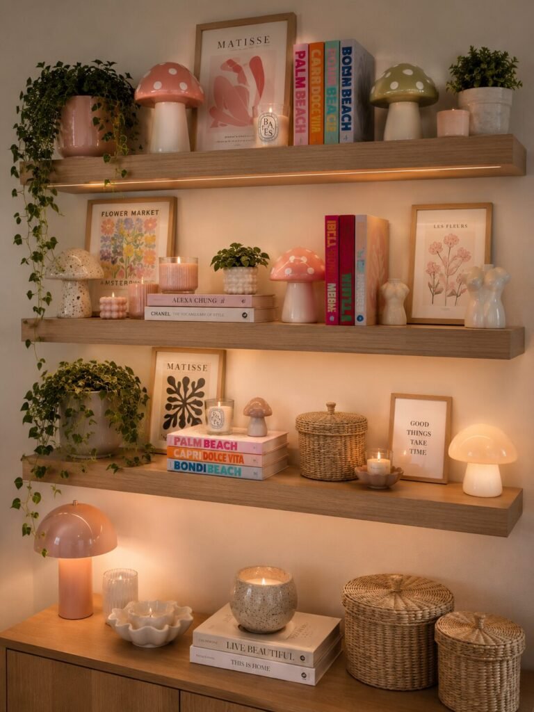 Small apartment decorating ideas 6 Cute shelf small apartment decorating ideas