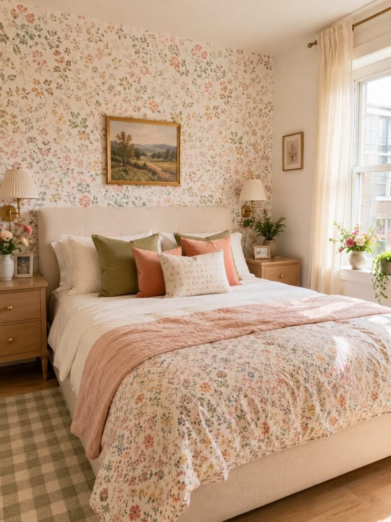 Small apartment decorating ideas 11 Floral small apartment decorating ideas wallpaper