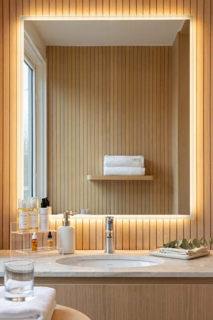 Dorm bathroom ideas 11 LED dorm bathroom ideas mirror