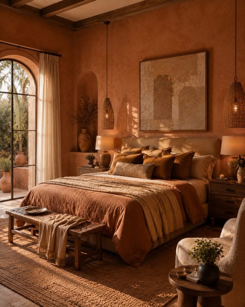 22 bedroom inspiration ideas 20 22 bedroom inspiration ideas terracotta bedroom