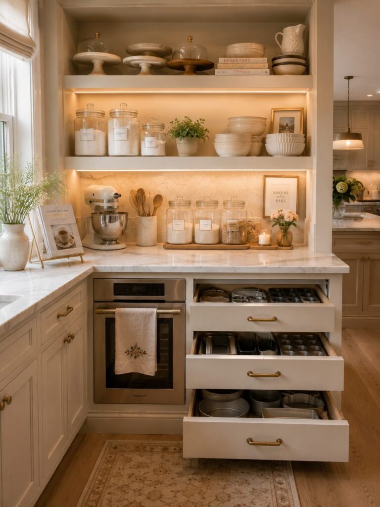 15 kitchen design layout ideas baking zone