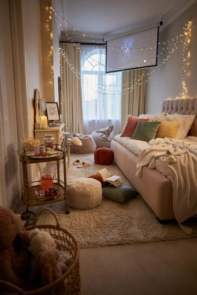 2000s teen bedroom design 10 Sleepover 2000s teen bedroom design