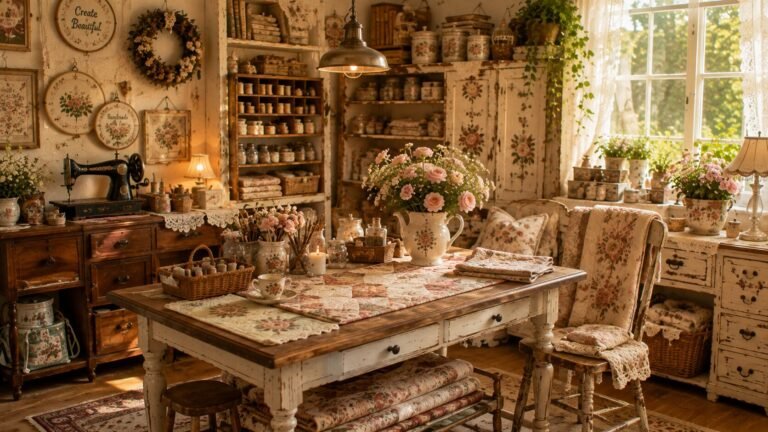 Vintage craft room ideas