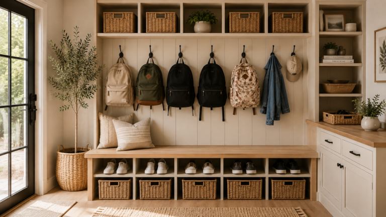 Backpack storage ideas