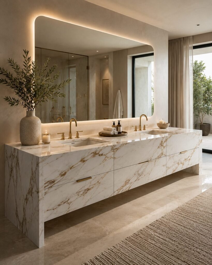 17 vanity design ideas 5 Marble 17 vanity design ideas inspiration