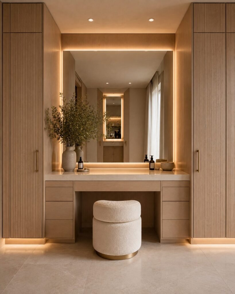 17 vanity design ideas 10 Ribbed wood 17 vanity design ideas inspiration