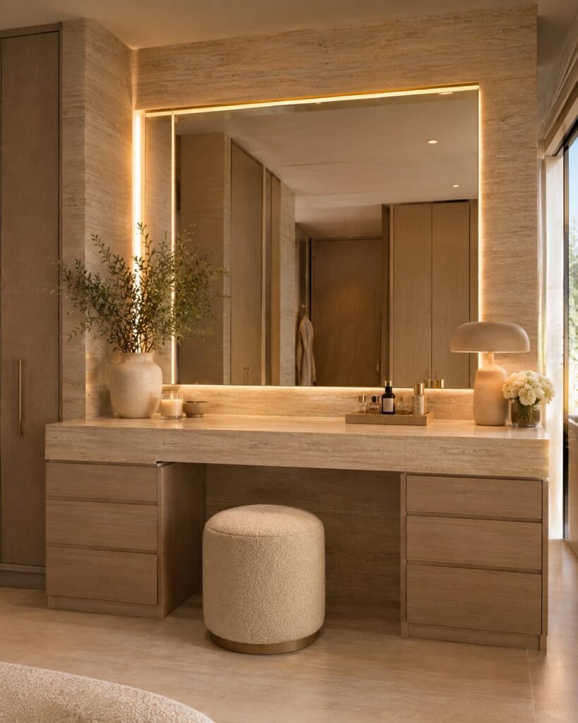 17 vanity design ideas 14 Travertine 17 vanity design ideas inspiration