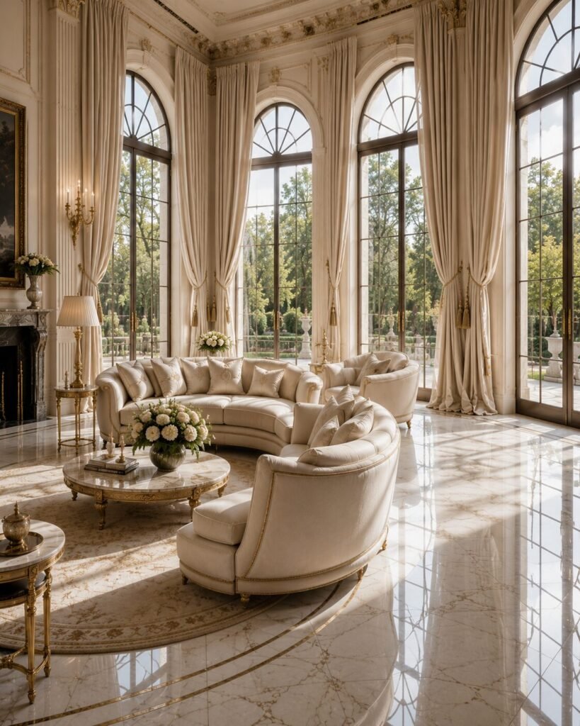 Neoclassical interior ideas 9 Arched window neoclassical interior ideas style