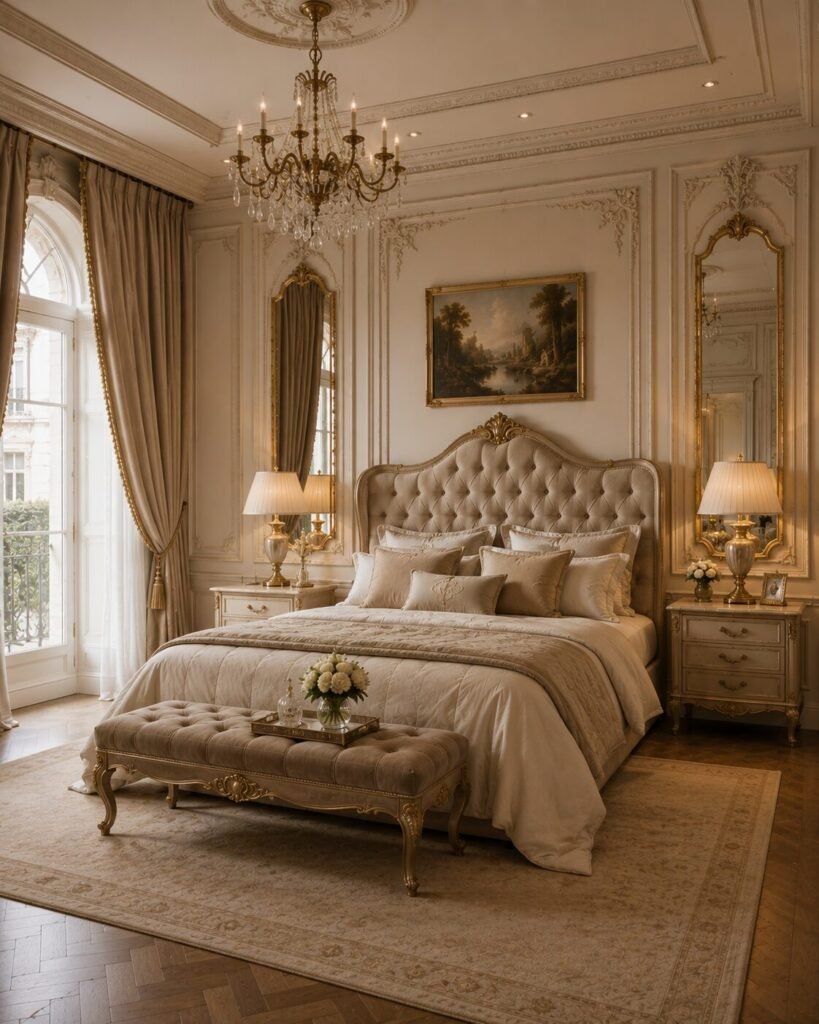 Neoclassical interior ideas 17 Luxury bedroom neoclassical interior ideas retreat