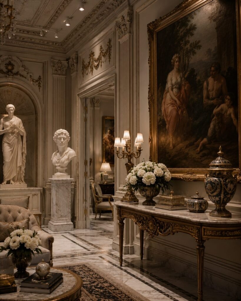 Neoclassical interior ideas 20 Classical artwork neoclassical interior ideas decor