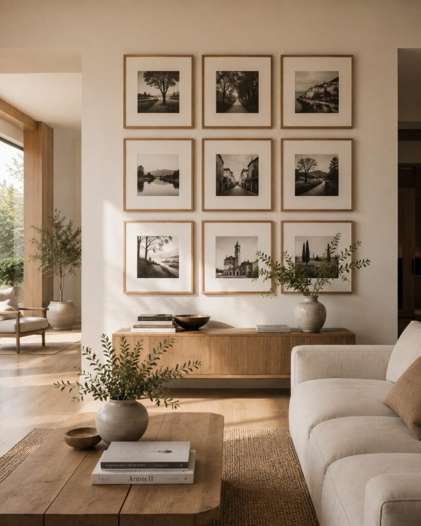 Small wood gallery wall ideas 6 Photography small wood gallery wall ideas