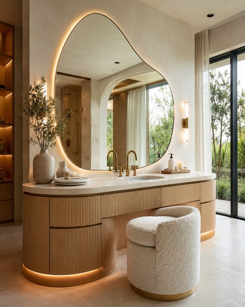 17 vanity design ideas 2 Sculptural 17 vanity design ideas inspiration
