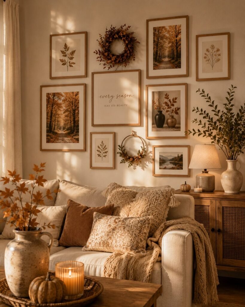 Small wood gallery wall ideas 15 Seasonal small wood gallery wall ideas