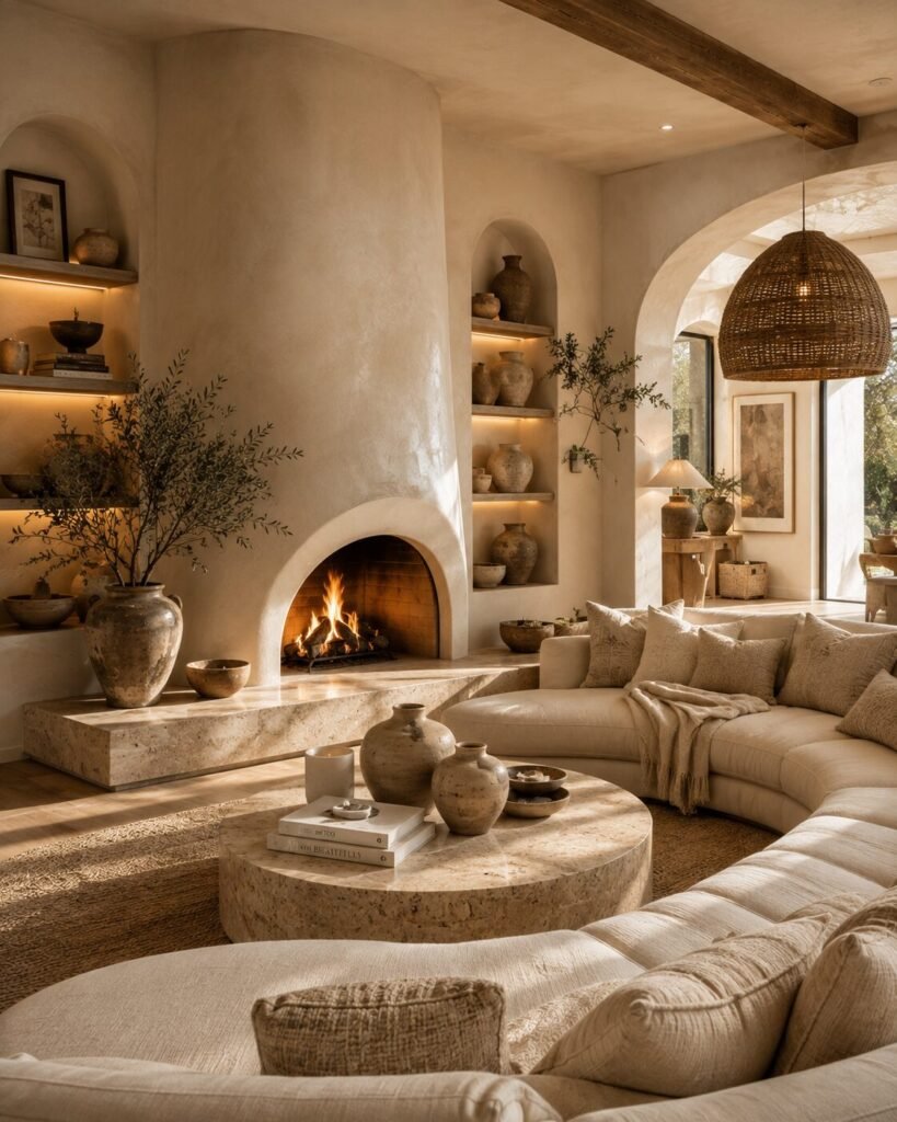 15 boho living room ideas fireplace