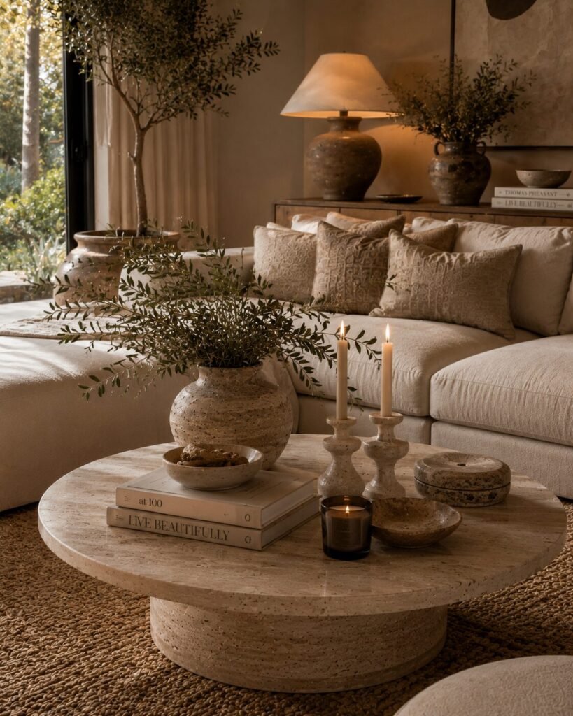 15 boho living room ideas table