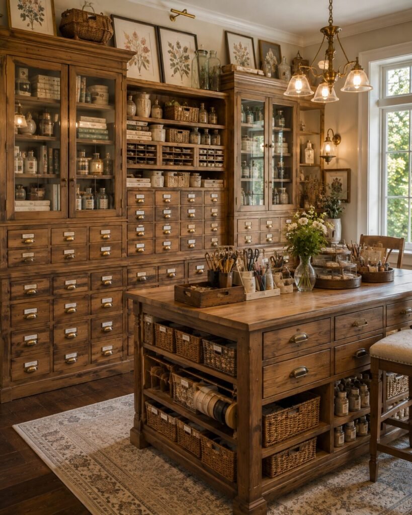 Vintage dream craft room ideas
