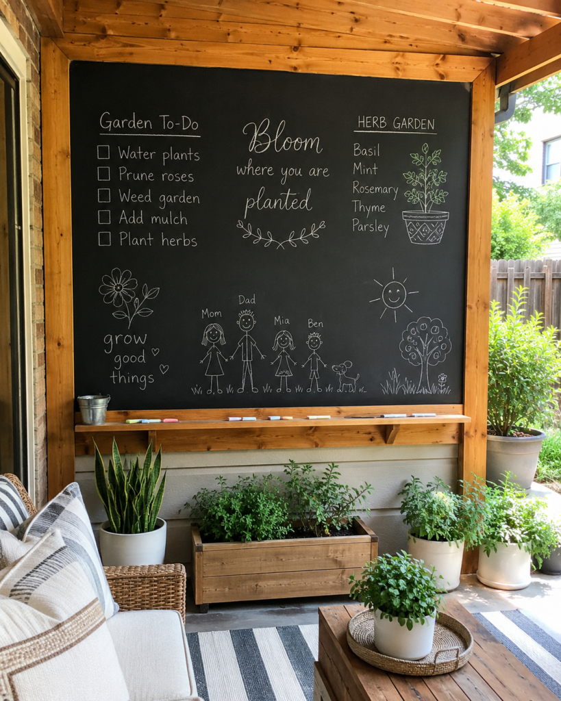 20 unique DIY outdoor project ideas 2026 8 20 unique DIY outdoor project ideas chalkboard