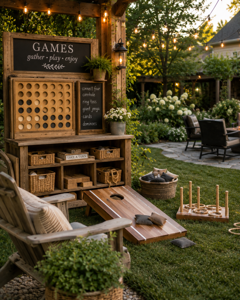 20 unique DIY outdoor project ideas 2026 18 20 unique DIY outdoor project ideas game station